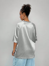 Oversized T-Shirt Large Number Print